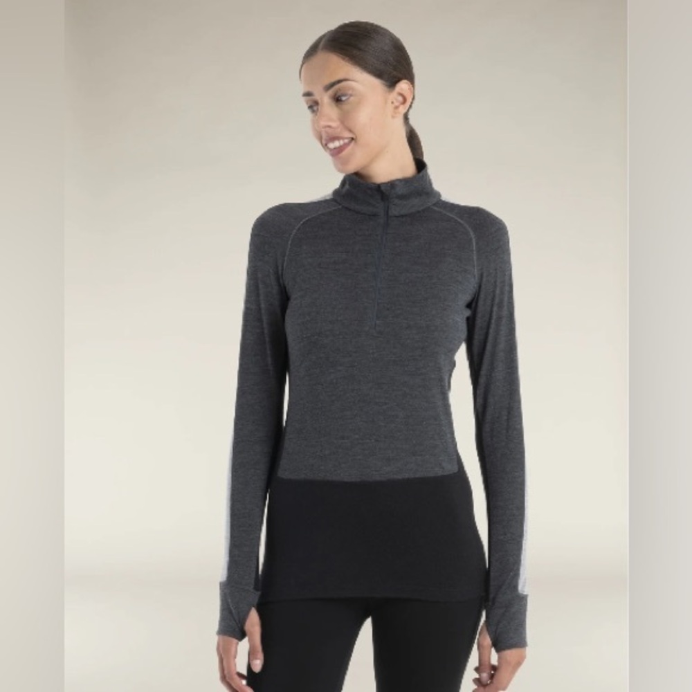 NEW Women's 200 ZoneKnit Long Sleeve Half Zip Thermal Top Large